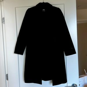 Zara peacoat black